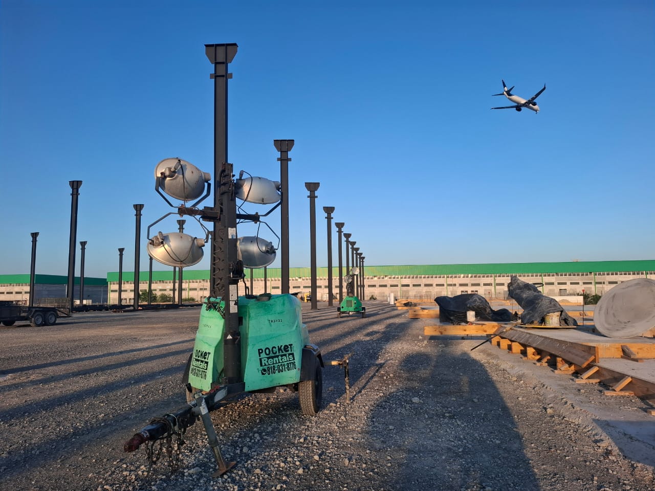 Flete de Torres de Iluminación Monterrey